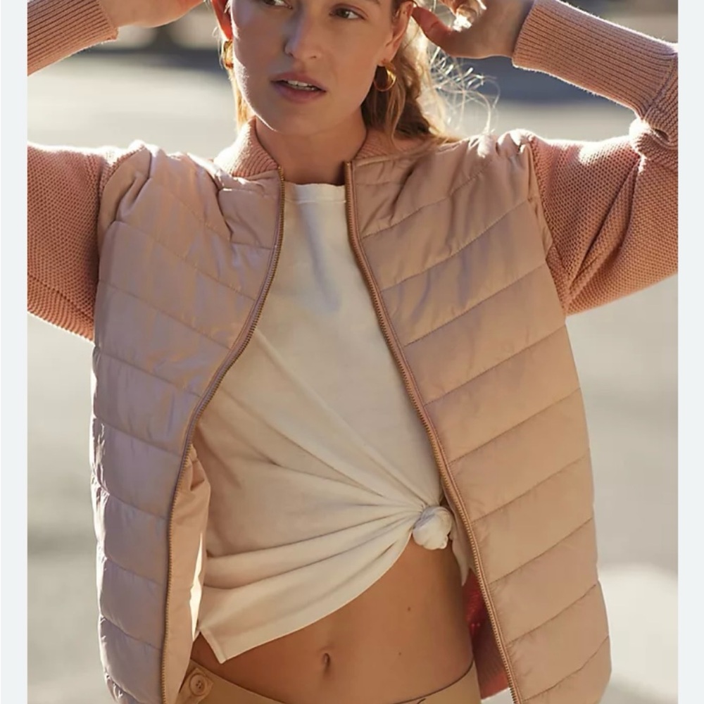 Varley Anthropologie Larkin Jacket in Rose size small - Picture 2 of 12
